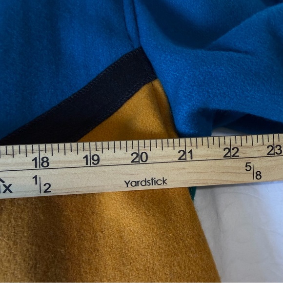 Vintage Herman Kay Colorblock Wool Blend Jacket Retro 90s Oversized Coat - Picture 11 of 11